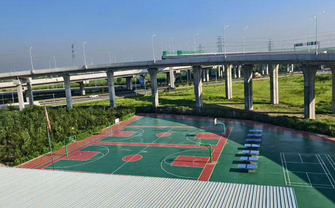 高新技工学校操场